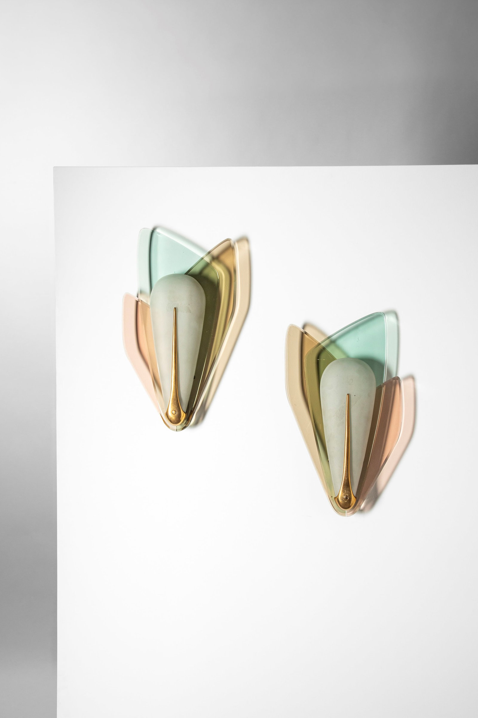 Max Ingrand (1908 - 1969) - Pair of wall lamps, 1955 (1 of 4)