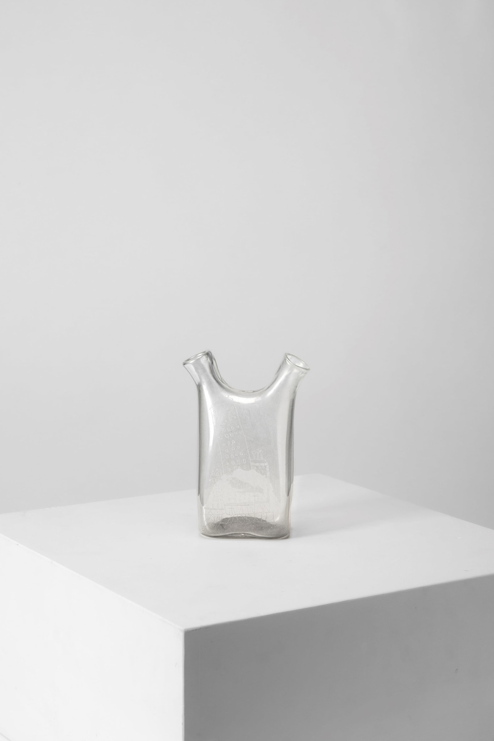 Serena Dal Maschio - Rare incised vase model 'Movimento verticale', 1952 (1 of 4)