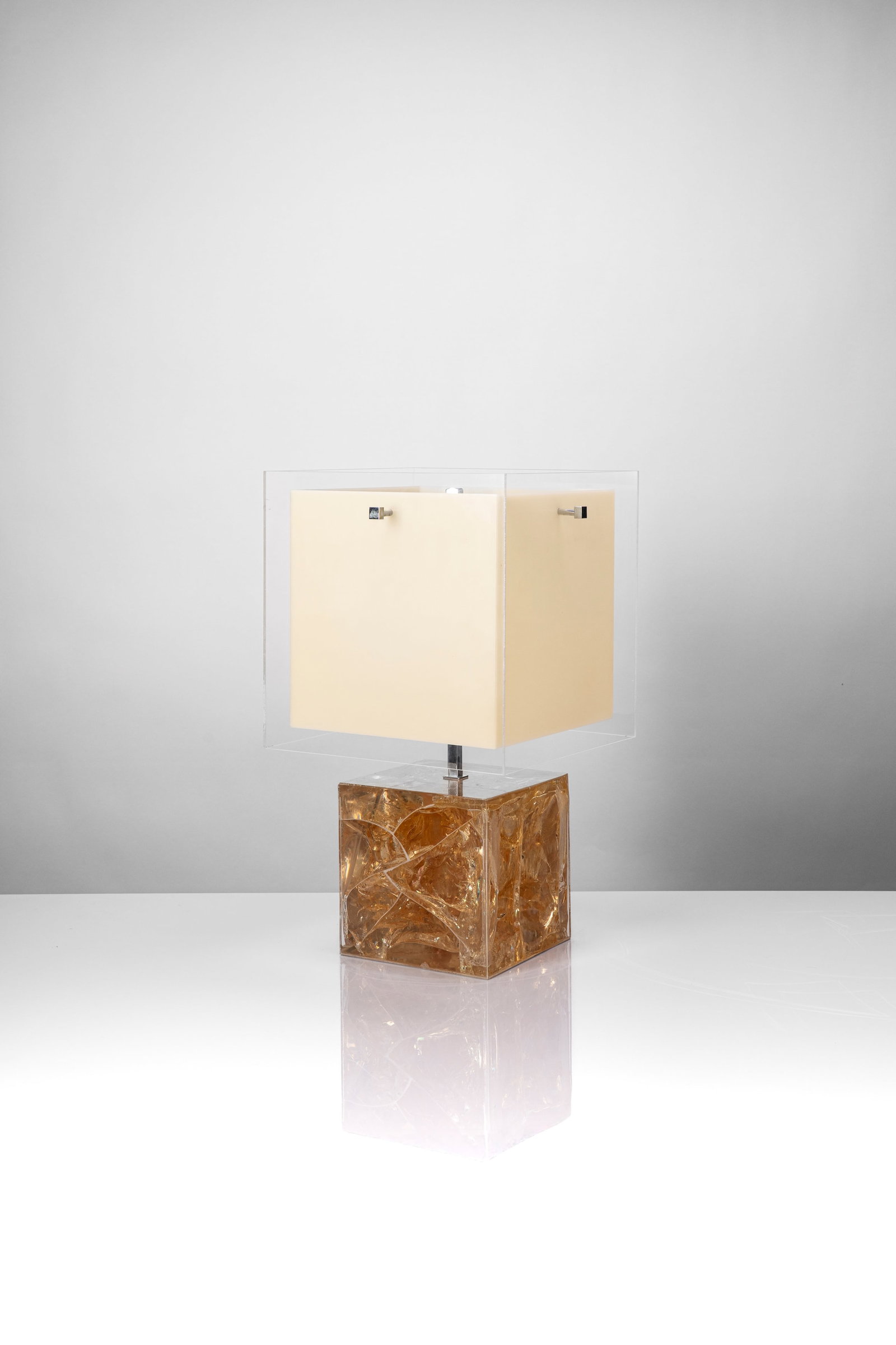 Pierre Giraudon (attribuito a) - Table lamp, 1970 circa (1 of 4)