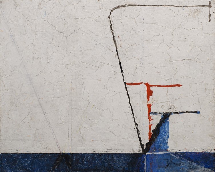 Schemi astratti su fondo bianco : OSVALDO LICINI 21,5 x 26 cm