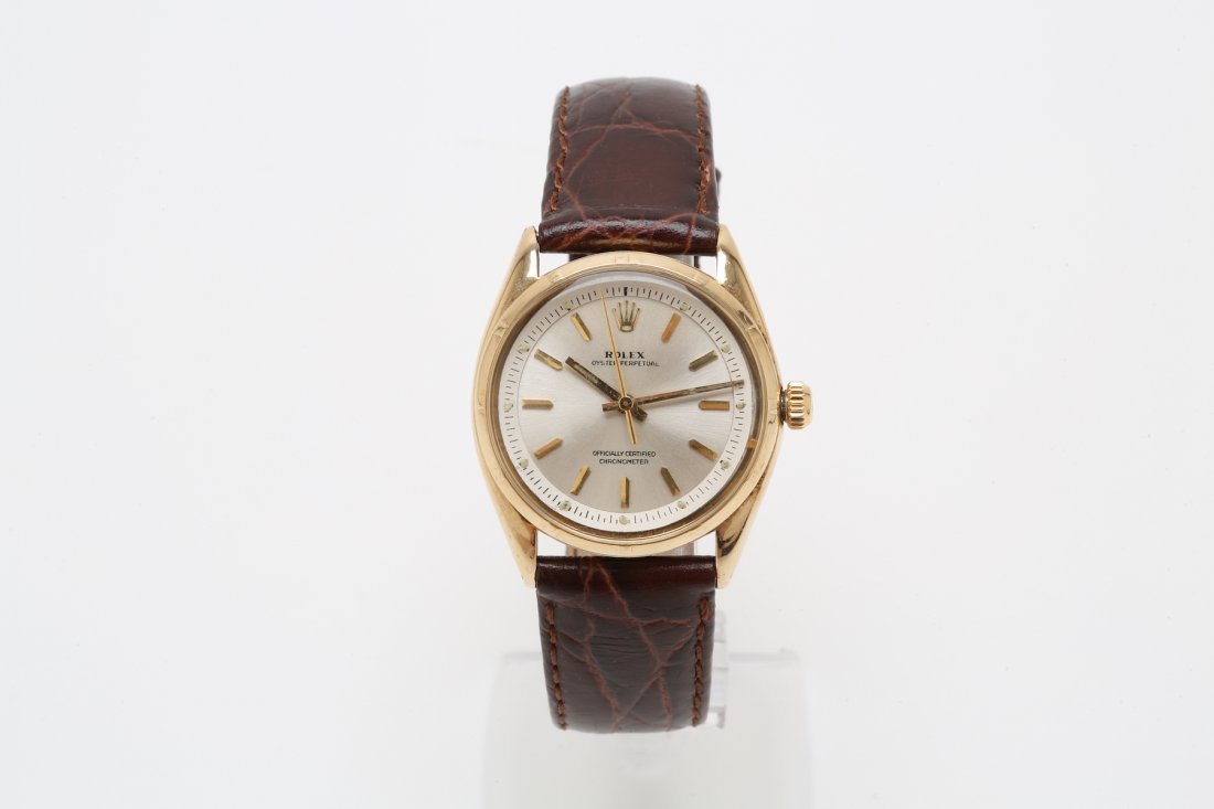 1950s 14kt Gold Rolex: There is no question that Rolex is the leading name in luxury watches. With over 400 registered patents, Rolex stands as the ultimate pioneer in the development of the wristwatch. In 2014, Forbes rank