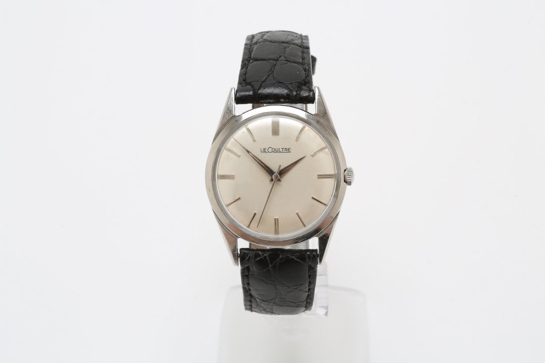 1960s Stainless Steel LeCoultre: LeCoultre was a marketing enterprise set up by Jaeger LeCoultre to attract an American auctience. All timepieces made under the LeCoultre name were marketed, cased, and timed in the U.S. Year: 1960s M