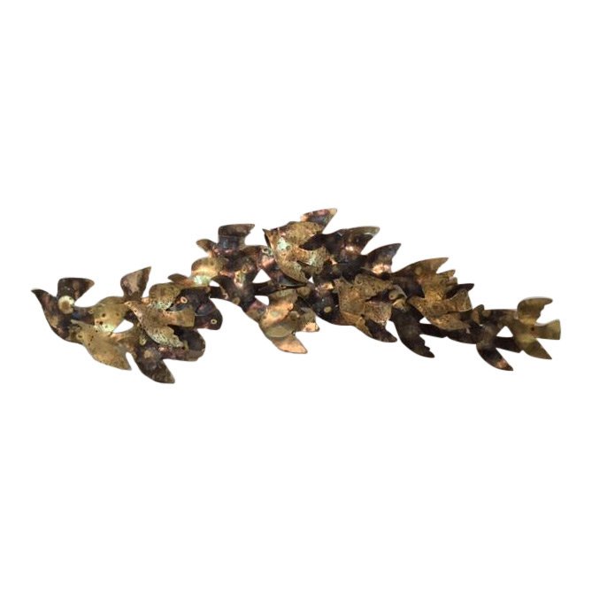 1969 Curtis Freiler and C. Jere' Metal Wall Sculpture (1 of 4)