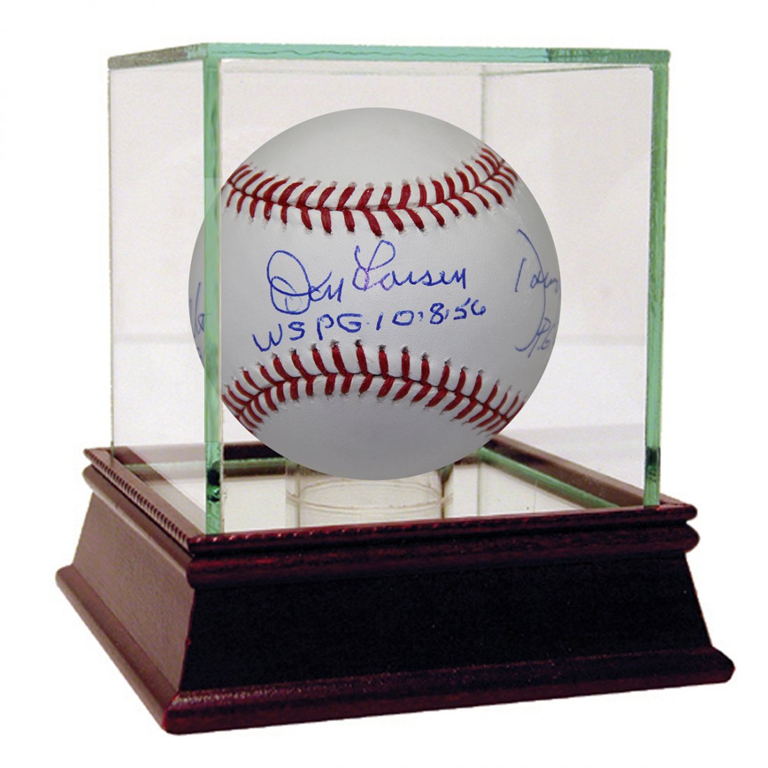Cone, Larsen, Wells Signed MLB Baseball w Inscription (1 of 1)