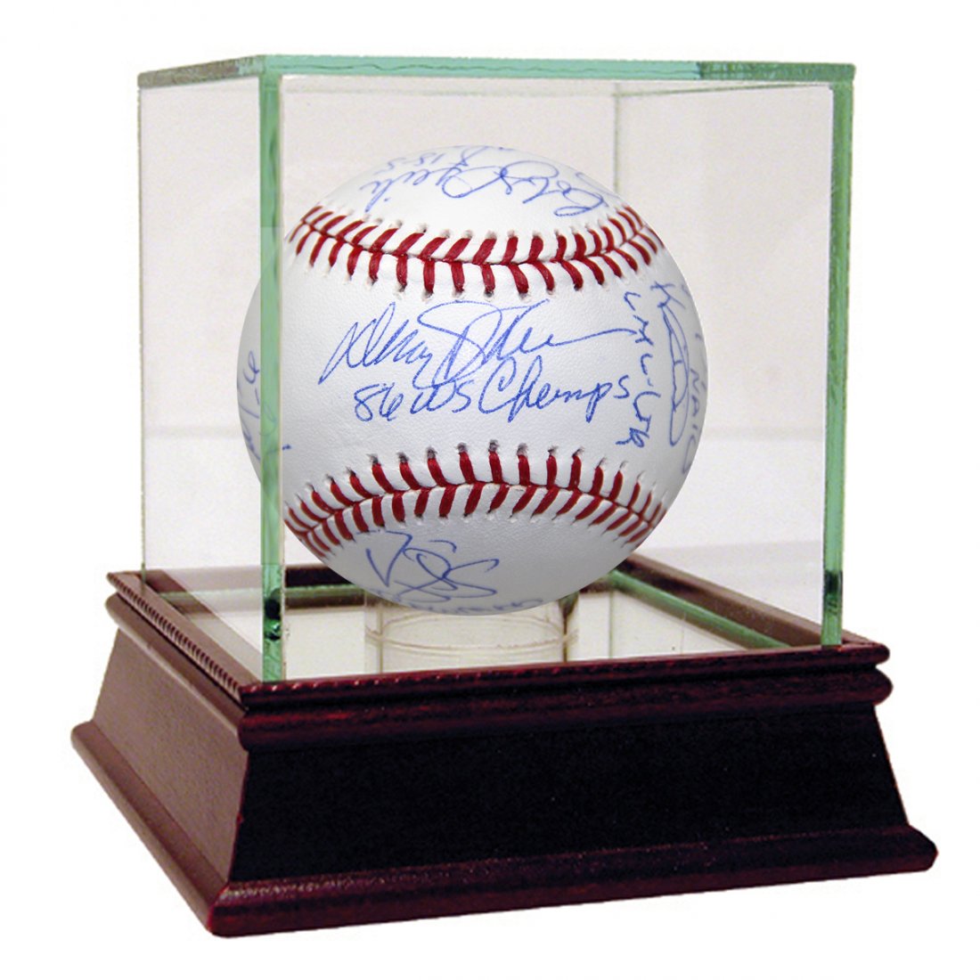 1986 NY Mets 12 Signature Inscribed MLB Baseball (1 of 1)