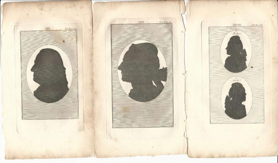 Three Early Engraved Silhouettes (1 of 1)