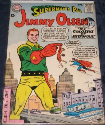 Superman's Pal Jimmy Olsen #77: Jimmy gains the powers of Colossal Boy; Palisades Park admission ticket and ride coupons