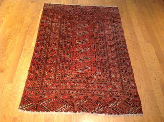 Antique Persian Bokara rug (1 of 4)