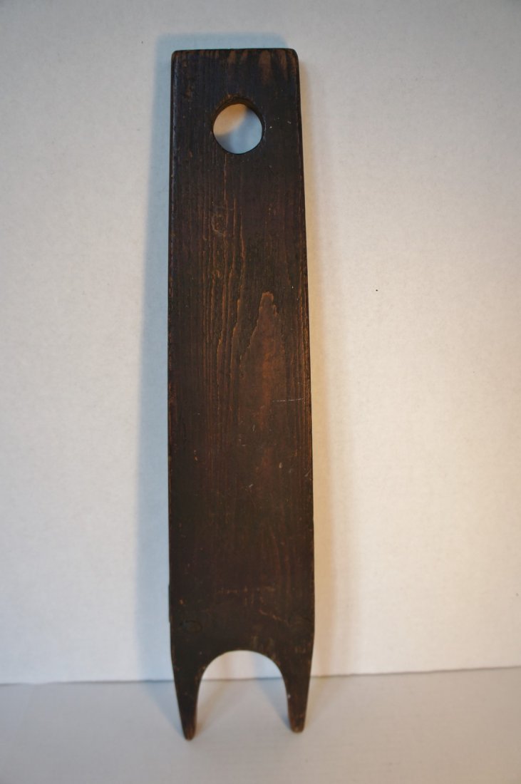 Late 1700's boot jack with huge rose head nails antique (1 of 5)