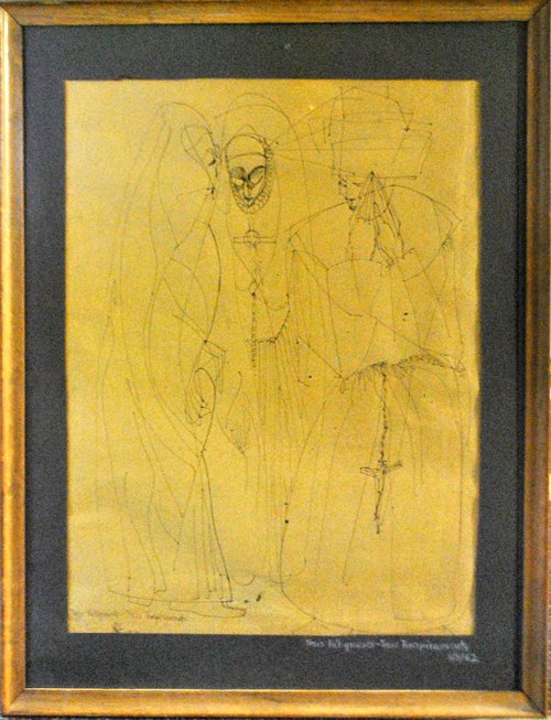 Lili Rilik-Andrieux Original Ink On Paper (1 of 5)