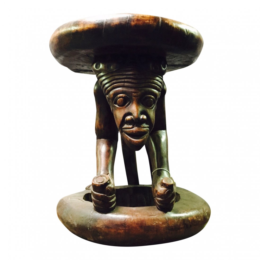 Bamileke wood stool (1 of 3)