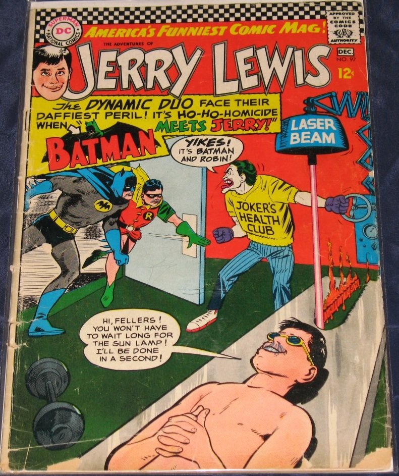The Adventures of Jerry Lewis #97: Batman/Robin/Joker-c/story; Riddler & Penguin app; Dick Sprang-c.