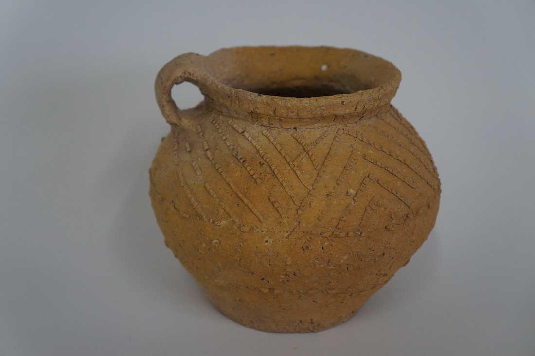 Early Yellow Earthenware Jarlet (1 of 5)