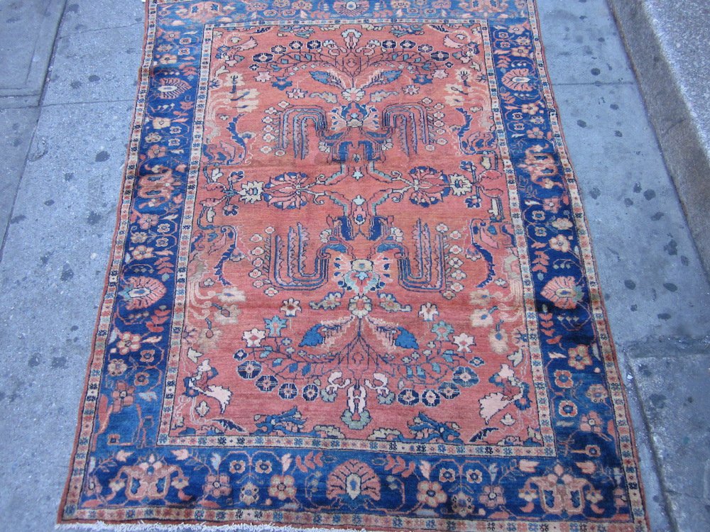 Antique lilian Rug , Western Persia , 6.4 x 4.8 (1 of 7)