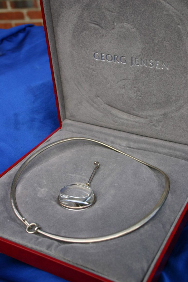 Georg Jensen Torun Necklace & Pendant 70's (1 of 5)