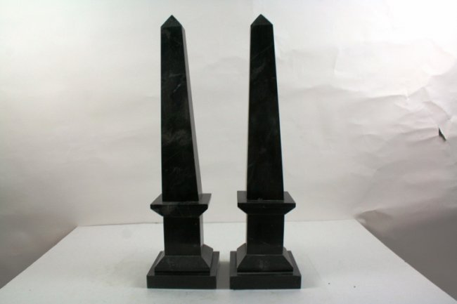 Pair of Egyptian Style Obelisks (1 of 1)