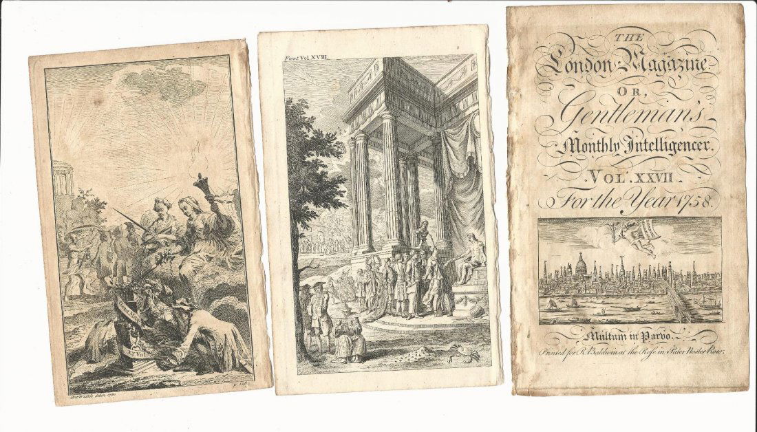 1750's Engravings London Magazine (1 of 1)