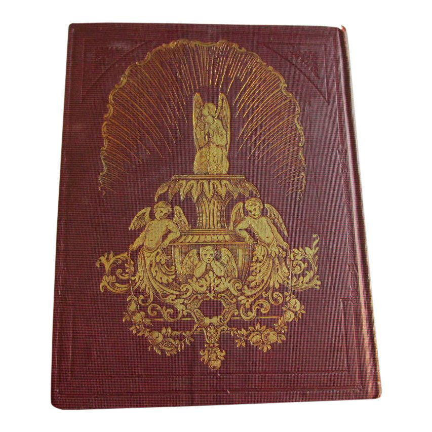 c1849 Hieroglyphical Bible, J.C. Riker, 400 Wood Cuts, (1 of 9)