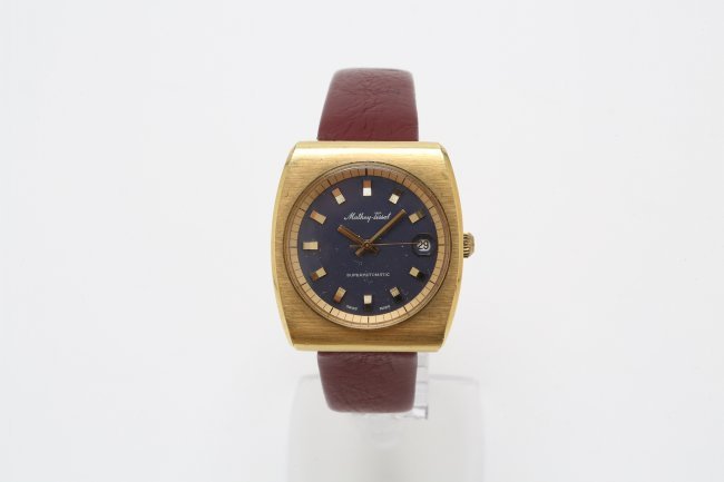 1970s Stainless Steel and Gold Mathey Tissot: Established in 1853, Swiss watchmaking company Tissot has a long history of crafting luxury watches that appropriately fit into realms of both sport and dress. It is said that "When you own a Tissot w