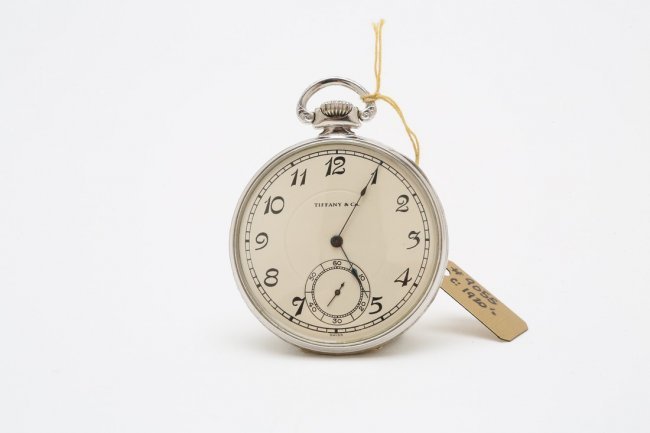 1928 14k White Gold Tiffany & Co. Pocket Watch (1 of 4)