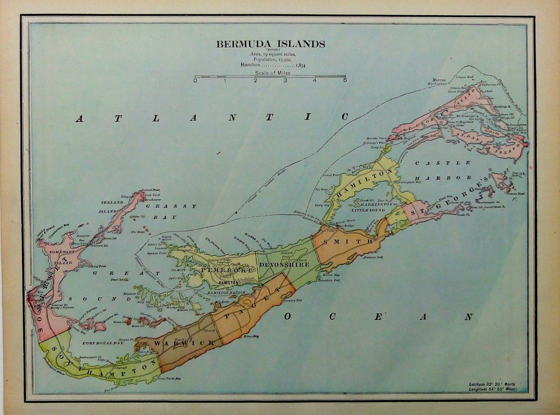 Bermuda Islands, 1898 (1 of 6)
