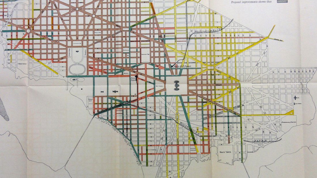 City Plan of Washington, DC, 1885 (1 of 5)