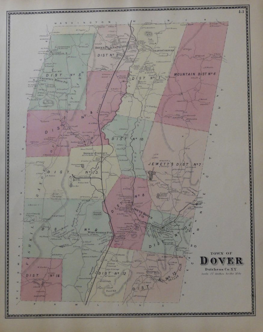 Town of Dover in Dutchess County, Atlas of New York by (1 of 1)