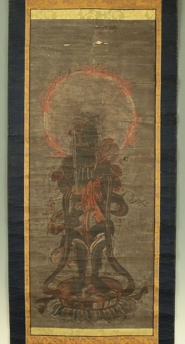 Buddhist Painting of the Water Deity (1 of 6)
