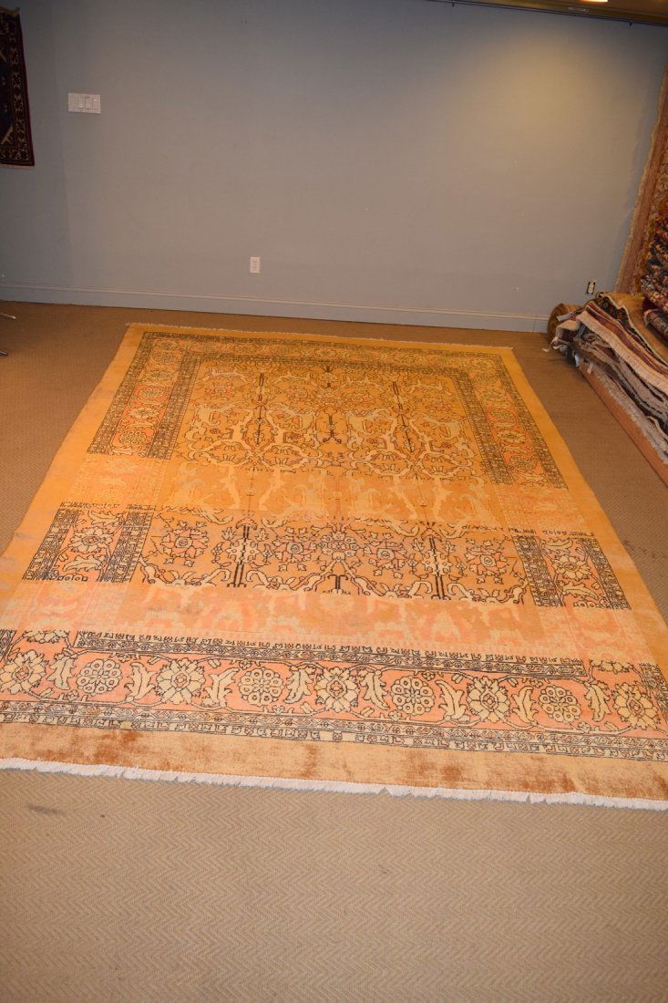 Persian Bakhshaish: Semi-antique fine Persian Bakhshaish rug (Abrash) 8.5x12.3 Please note that this lot has a reserve. 022201