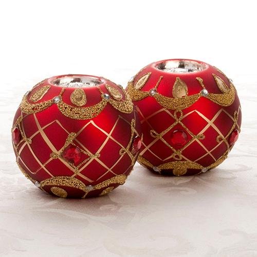 SET OF 3 BEADED VOTIVES (1 of 3)