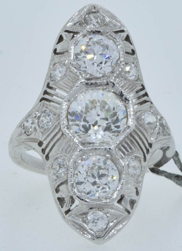 white gold "deco" ring (1 of 3)