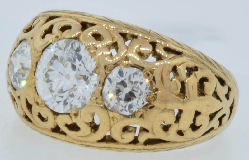 antique diamond ring (1 of 3)