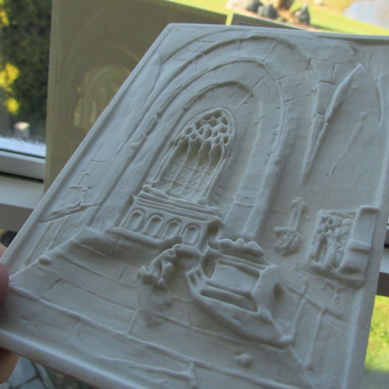 3 Rare c1830s French Lithophanes, Lithopanes, Alexis (1 of 9)