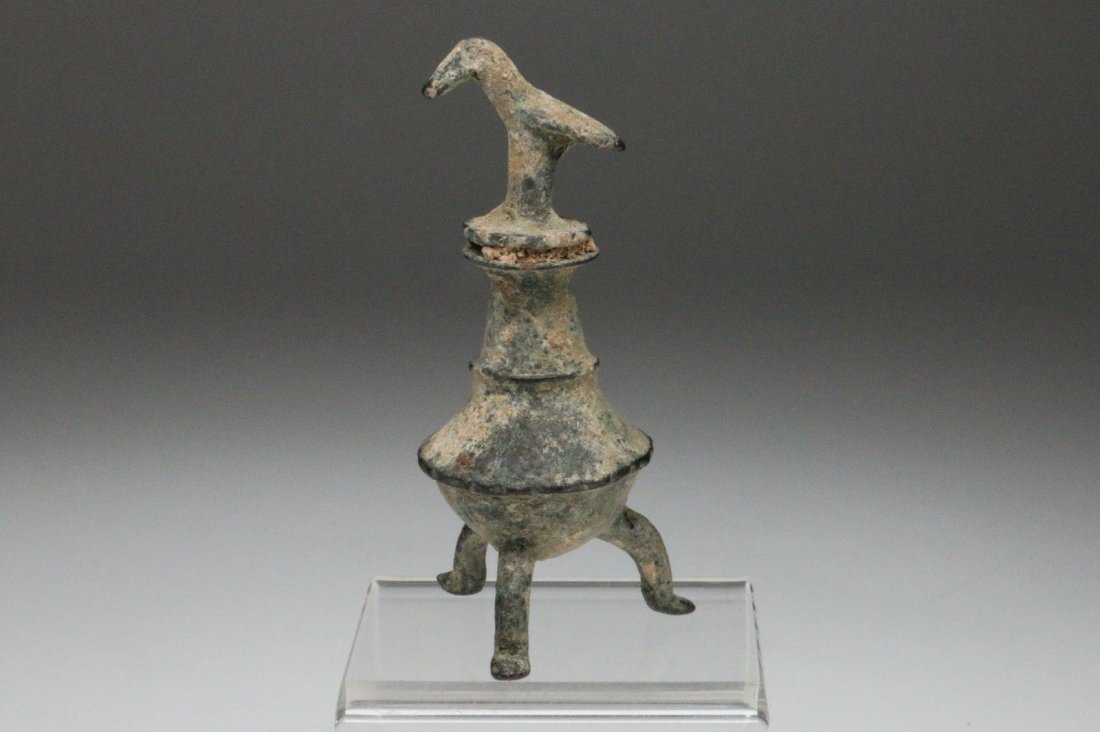 LURISTAN BRONZE KOHL CONTAINER 1st millennium B.C. (1 of 3)
