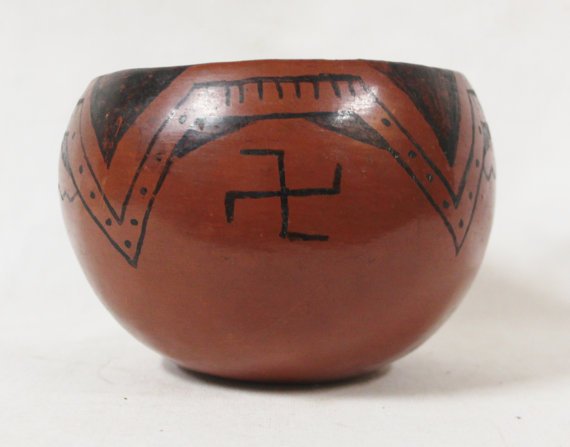 Historic Maricopa Pottery Bowl, Ca 1930 (1 of 5)