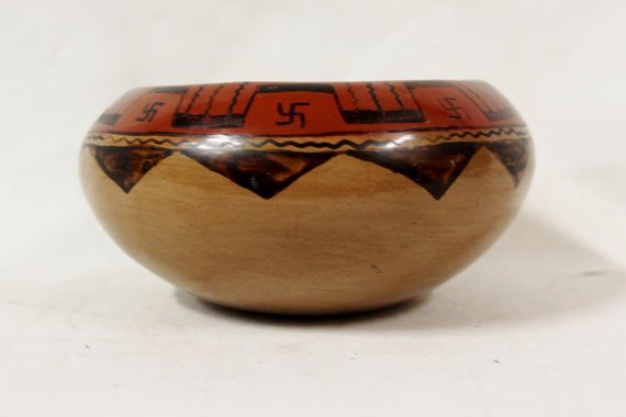 Historic Maricopa Pottery Bowl, by Mary Juan, Ca 1930's (1 of 1)