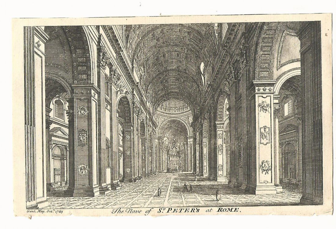 1749 Engraving St. Peter's Cathedral (1 of 1)