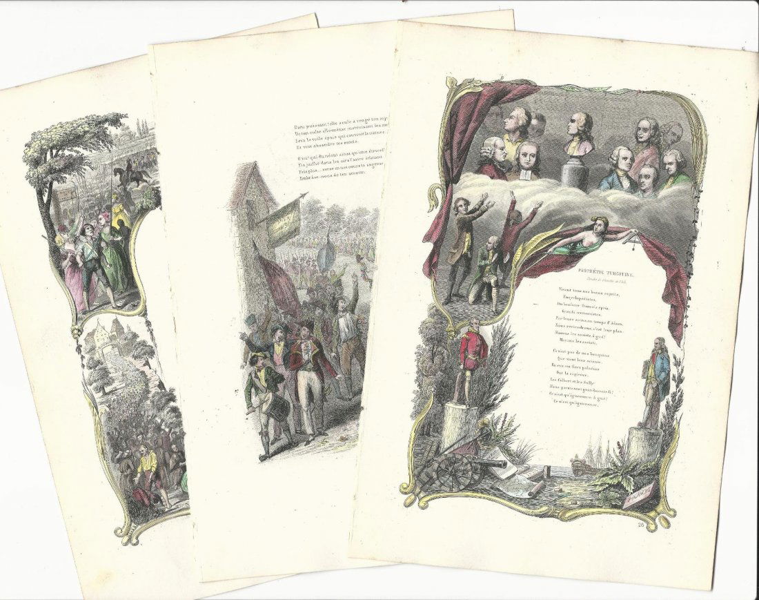 Late 18th C French Illustrated Leaves (1 of 1)