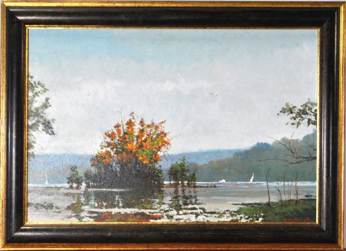 HIGHLY COLLECTIBLE 20TH CENTURY ORIGINAL OIL ON BOARD (1 of 4)