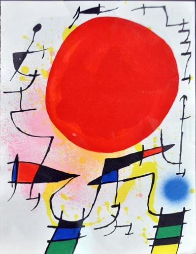 LIMITED EDITION JOAN MIRO LITHOGRAPH (1 of 7)