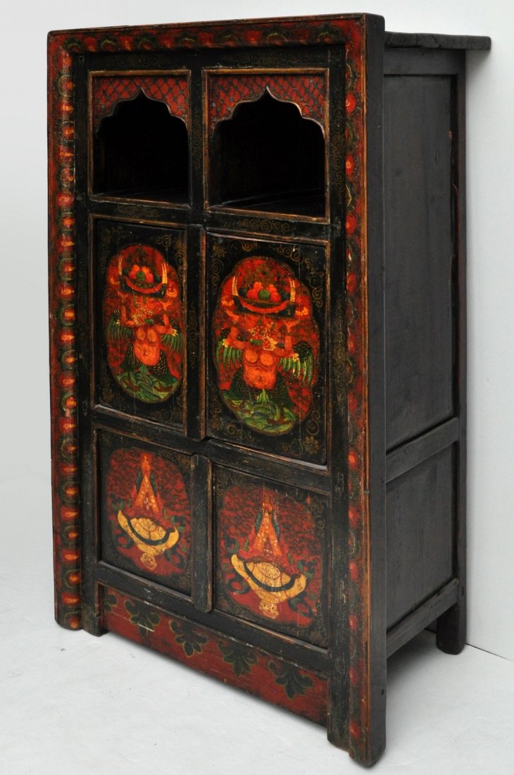 Tibetan Cabinet with Open Niches for Storage of Buddha (1 of 8)
