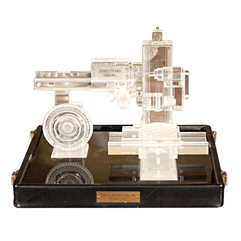 1950's Rare Lucite "Sundstrand Omnimill" Salesman (1 of 10)