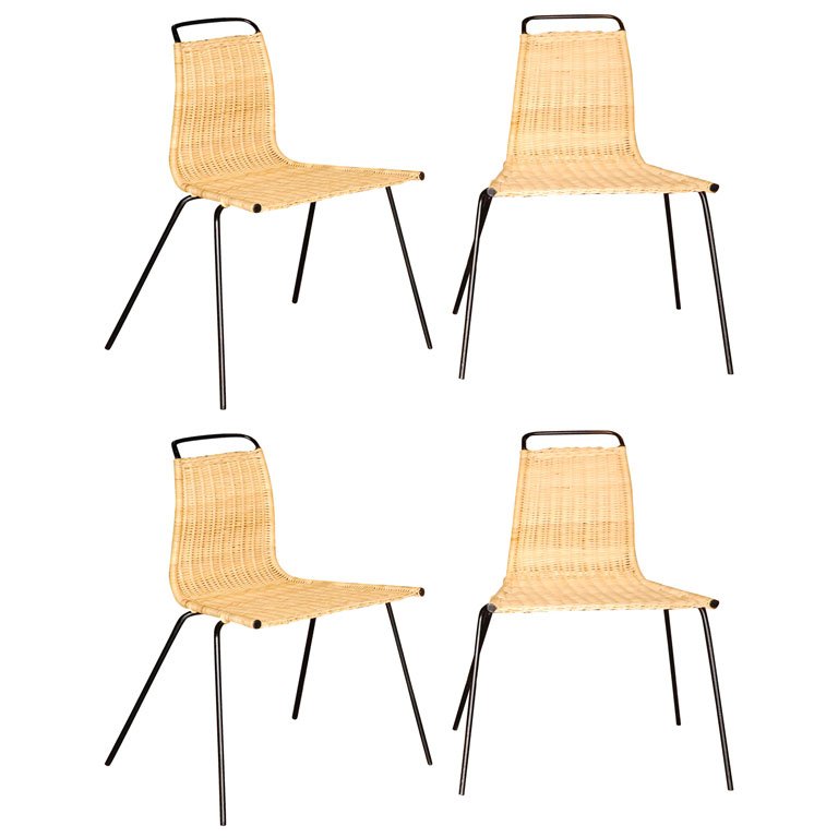 Set Of Four PK-1 Chairs by Poul Kjaerholm (1 of 10)