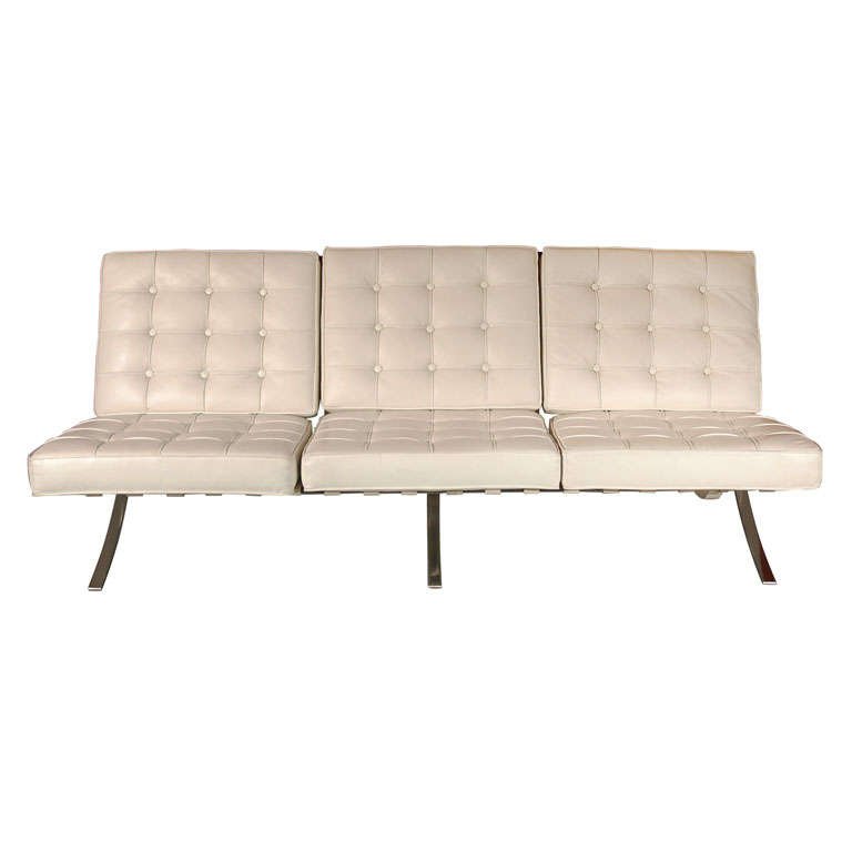 Sofa in the style of Mies van der Rohe Barcelona (1 of 10)