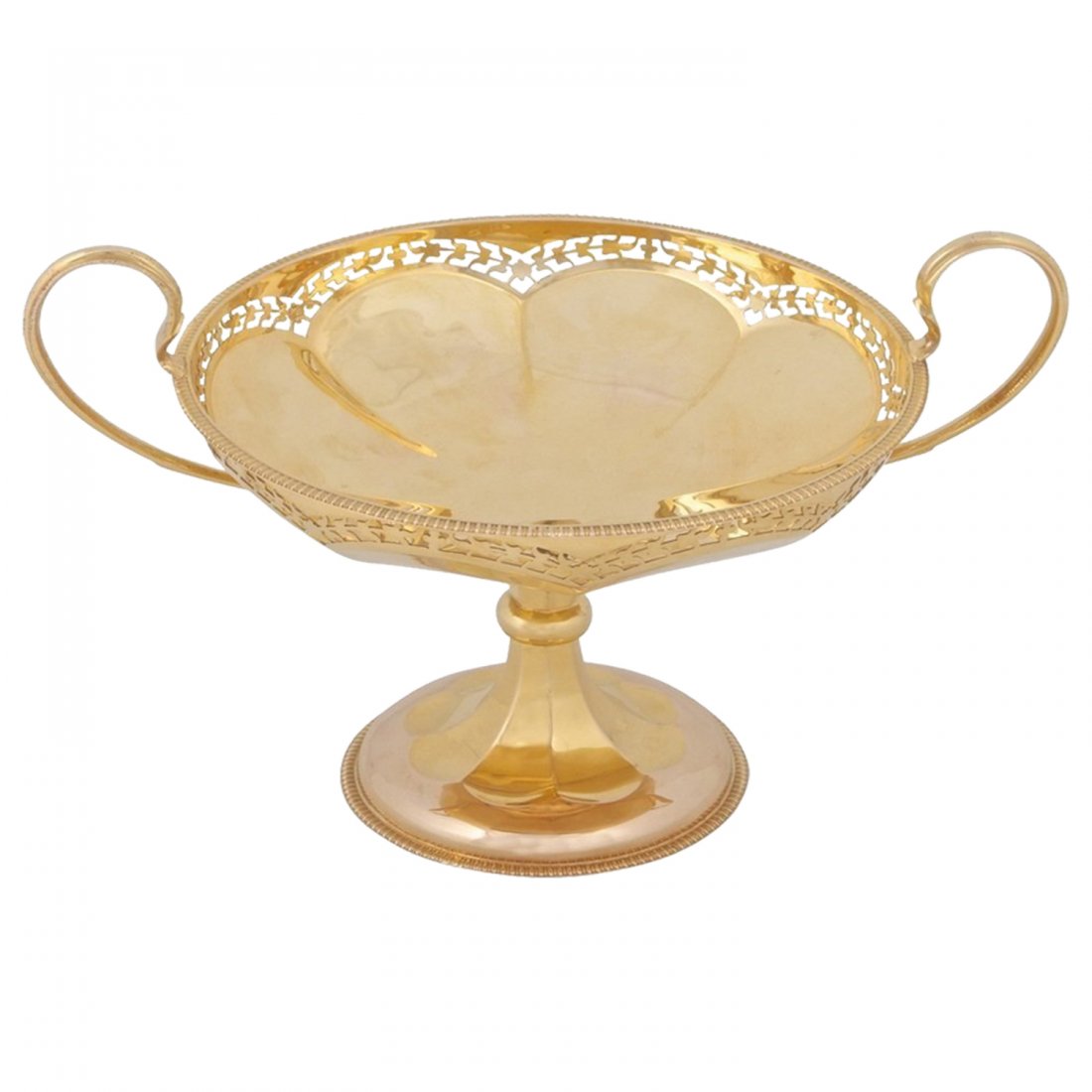 Rare Bvlgari 15K Gold Centerpiece in Custom Fitted Box (1 of 8)