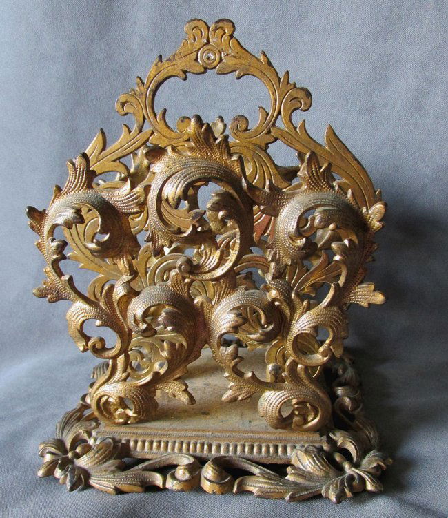 Antique Art Nouveau, Victorian Gilt Gold Desk Letter (1 of 3)