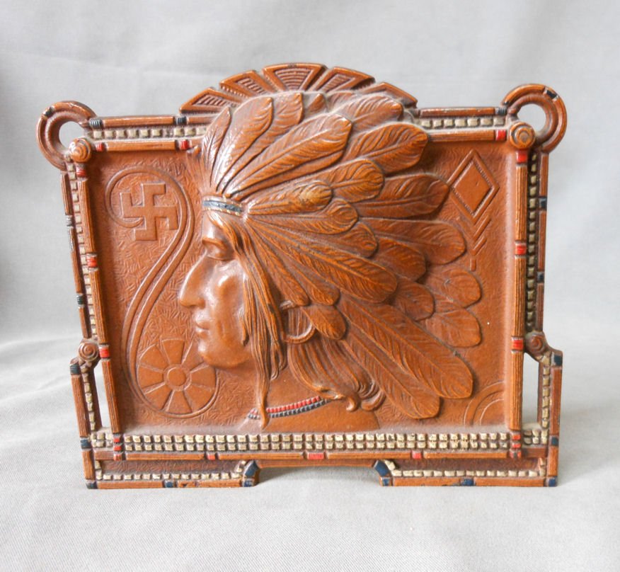 Arts and Crafts Native American Indian Bookends in (1 of 2)