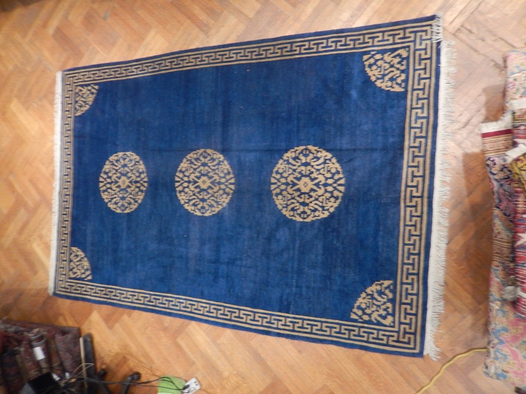 Navy 7'x10' Estate Semi-Antique Eastern Oriental Peking (1 of 6)