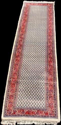 BEAUTIFUL SAROUK DESIGN HAND MADE RUNNER RUG (1 of 4)