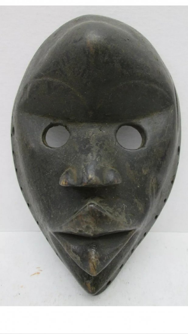 Dan Mask: African Art Dan Mask - Ivory Coast 8"H x 5.25"w